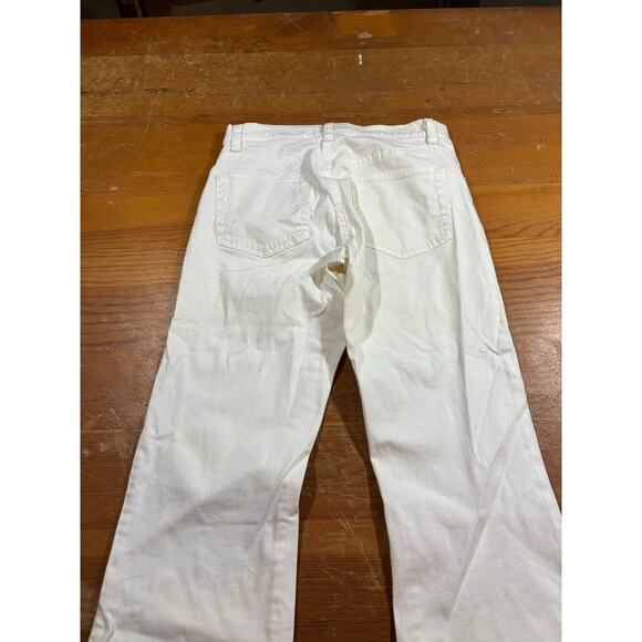 GAP Low Rise Flare Stretch Jeans White Women’s See Meas Y2K 2000s - Picture 4 of 6